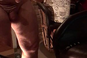 Gay masturbation and dildo action with my gay dildo lover